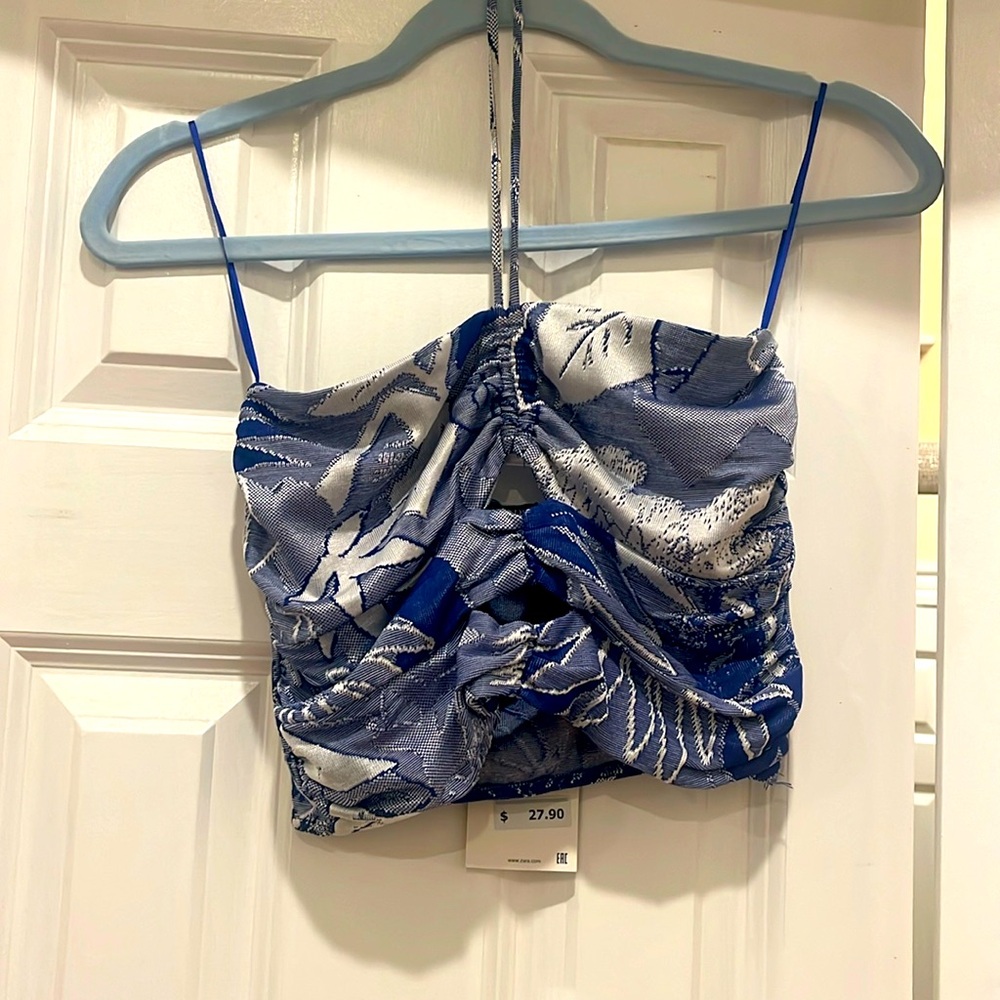 Zara floral summer top